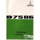 Deutz D7506 Operators Manual